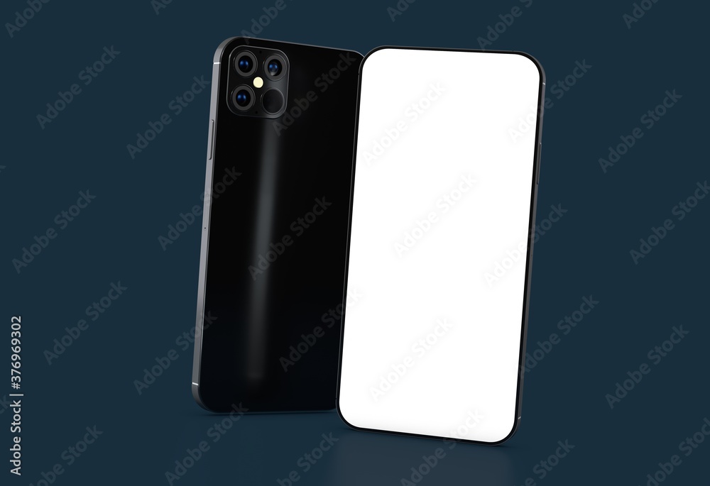 a digital smartphone device mobile phone 3d isolated a digital smartphone device mobile phone 3d isolated