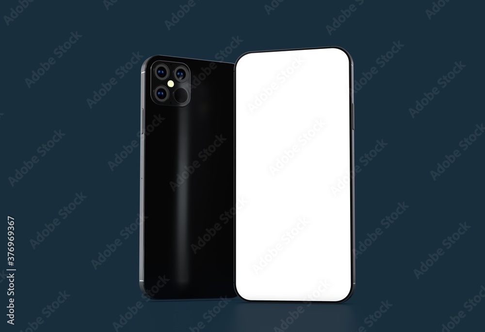 a digital smartphone device mobile phone 3d isolated a digital smartphone device mobile phone 3d isolated
