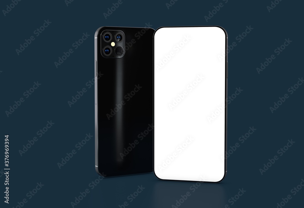 a digital smartphone device mobile phone 3d isolated a digital smartphone device mobile phone 3d isolated