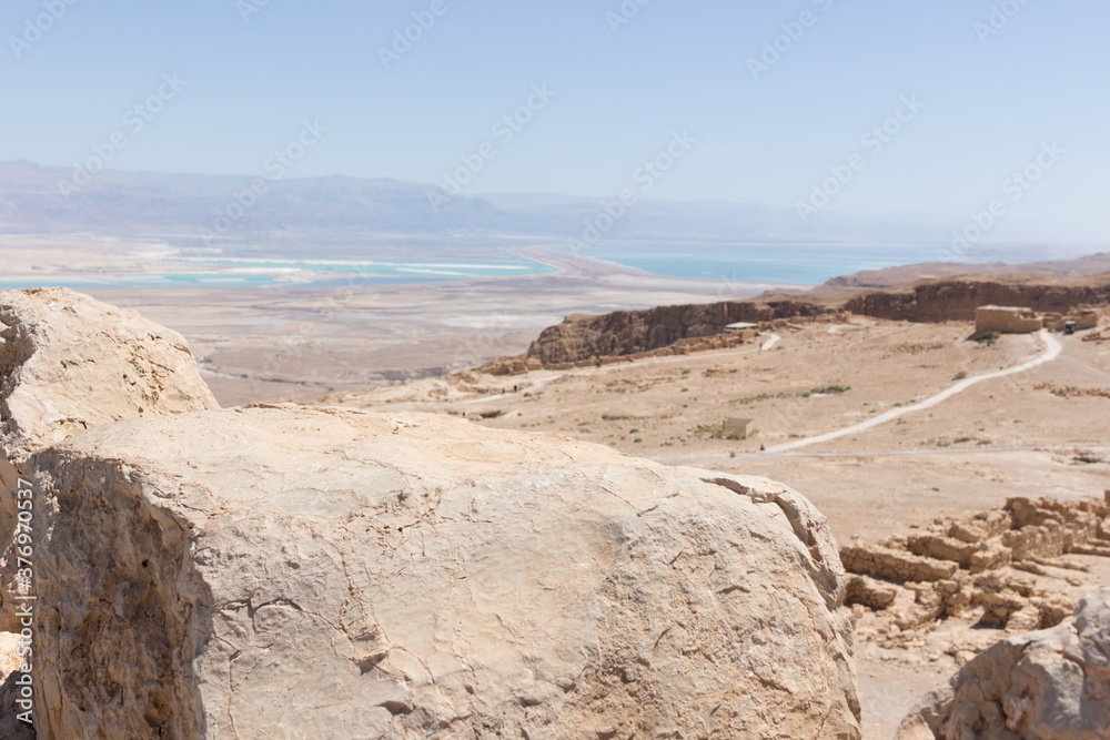 view of the dead sea in israel