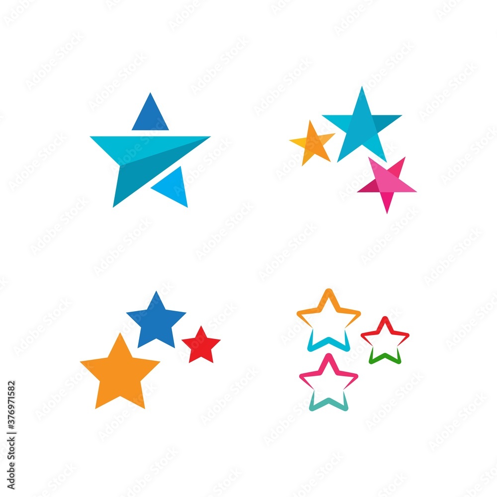 Obraz premium Star Logo Template