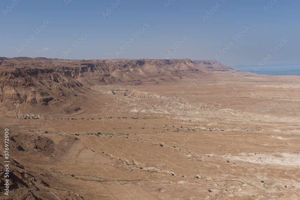 Desert landscape in Israel.