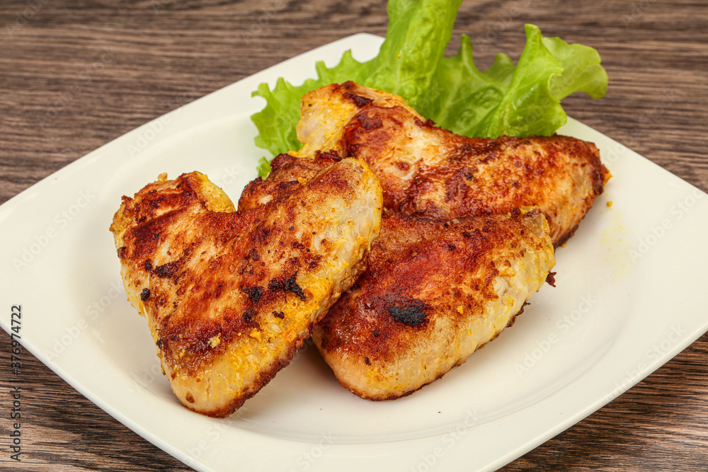 Roasted chicken wings with spices Roasted chicken wings with spices