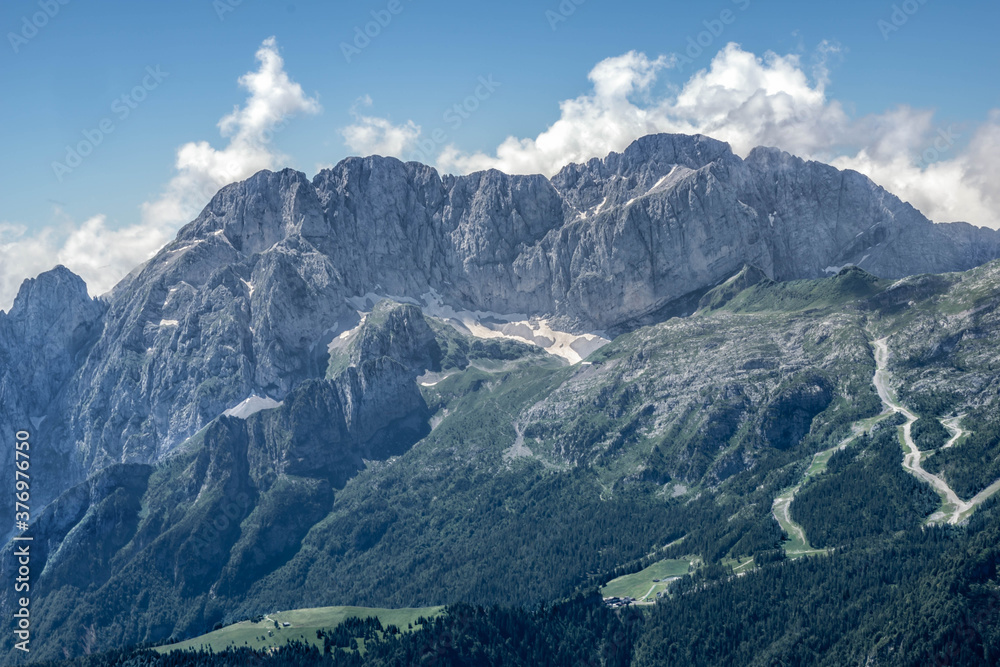 North Wall of Presolana Mount, the Queen of Orobie - Italian Alps