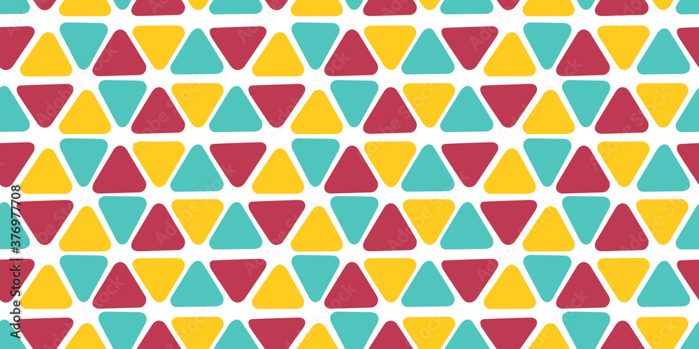 Multi-colored geometric pattern on a white background. Multi-colored geometric pattern on a white background.