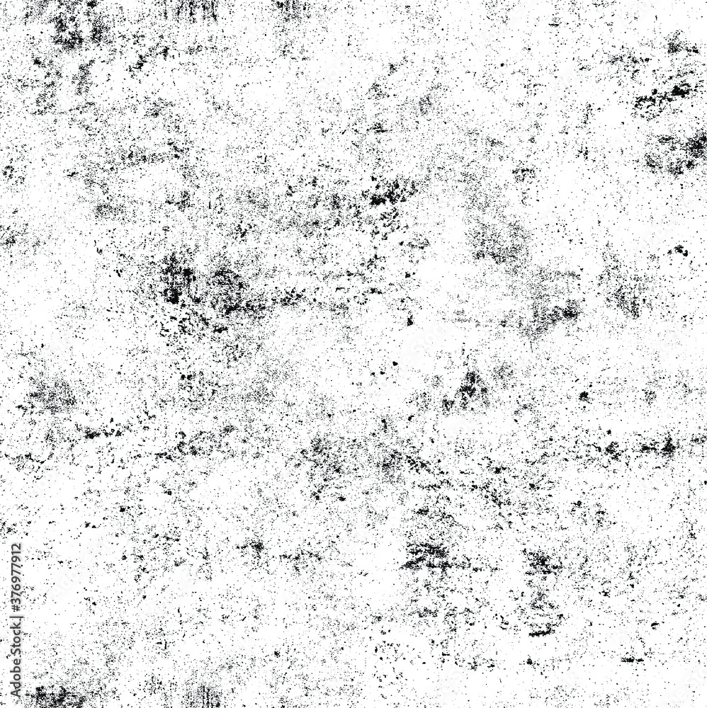 Rough black and white texture vector. Distressed overlay texture. Grunge background. Abstract textured effect. Vector Illustration. Black isolated on white background. EPS10