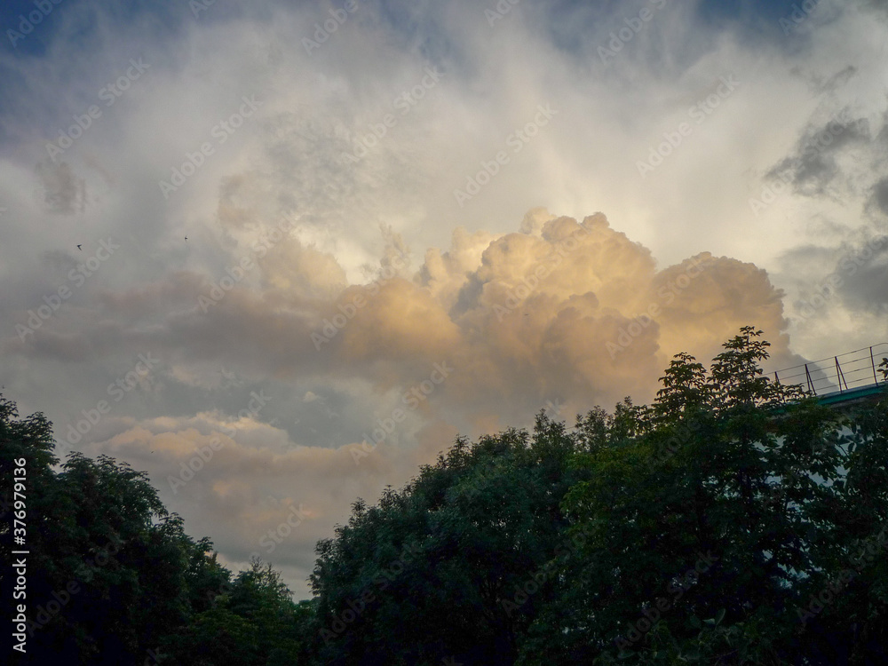 sky and clouds