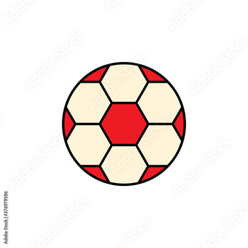 football, soccer, sport icon. Element of education illustration. Signs and symbols can be used for web, logo, mobile app, UI, UX on white background