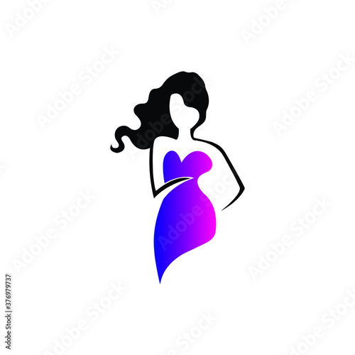 silhouette of pregnant woman