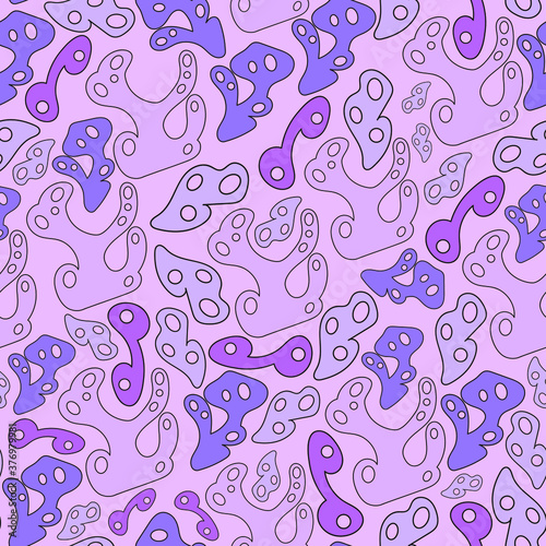 Abstract pattern in lilac and pink colors