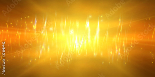 Abstract ardent bright vibrant yellow background.