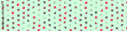 Abstract Color Halftone Dots generative art background illustration