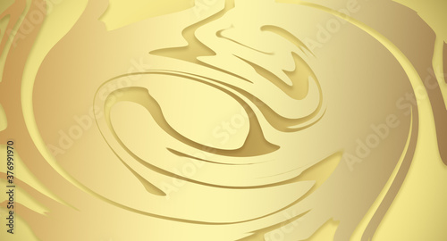 Liquid abstraction. Gold abstract liquid background.