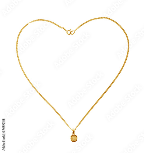 gold and silver jewellery - neck chain
