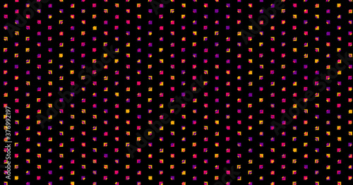 Wallpaper Mural Abstract Color Halftone Dots generative art background illustration Torontodigital.ca