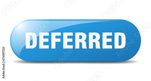 deferred button. sticker. banner. rounded glass sign