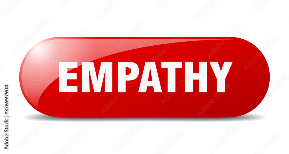 empathy button. sticker. banner. rounded glass sign empathy button. sticker. banner. rounded glass sign