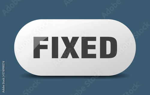 fixed button. sticker. banner. rounded glass sign