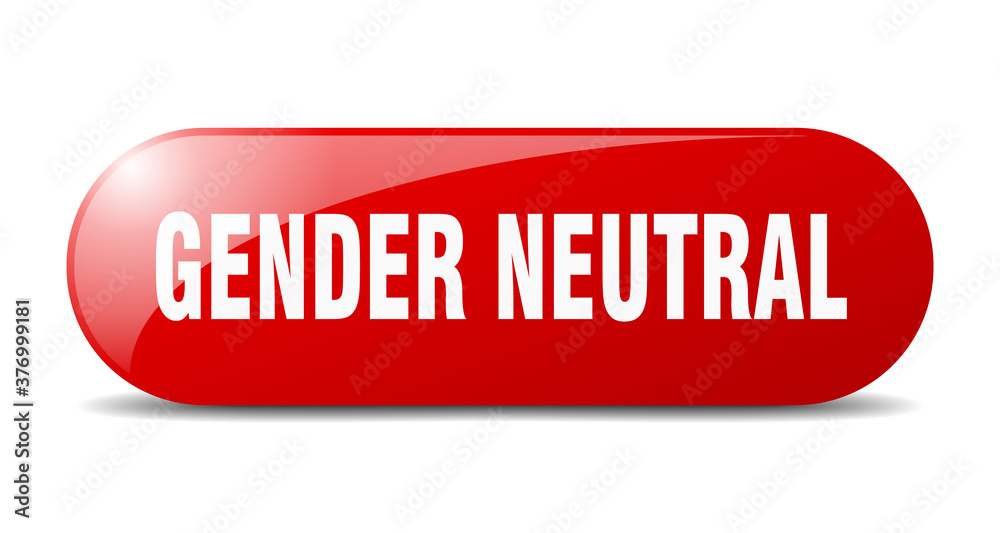 gender neutral button. sticker. banner. rounded glass sign gender neutral button. sticker. banner. rounded glass sign