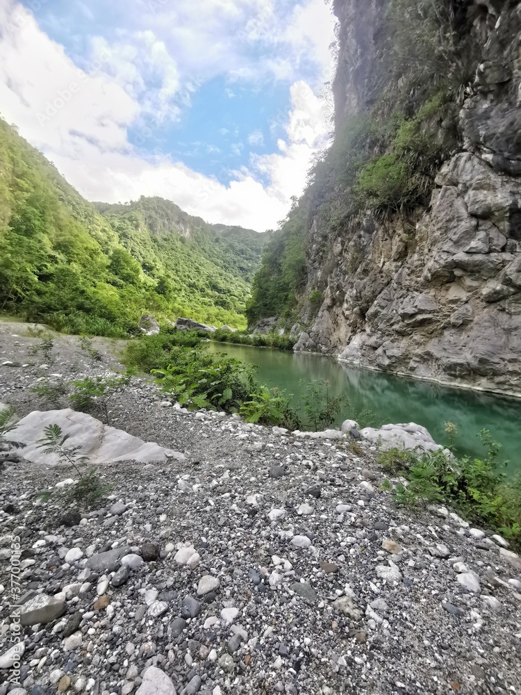 river in mountains