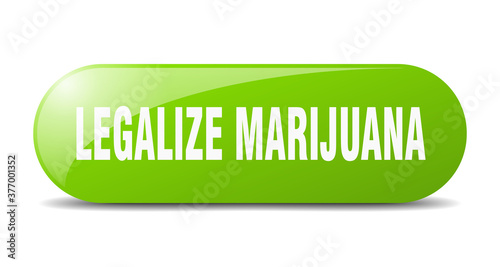 legalize marijuana button. sticker. banner. rounded glass sign