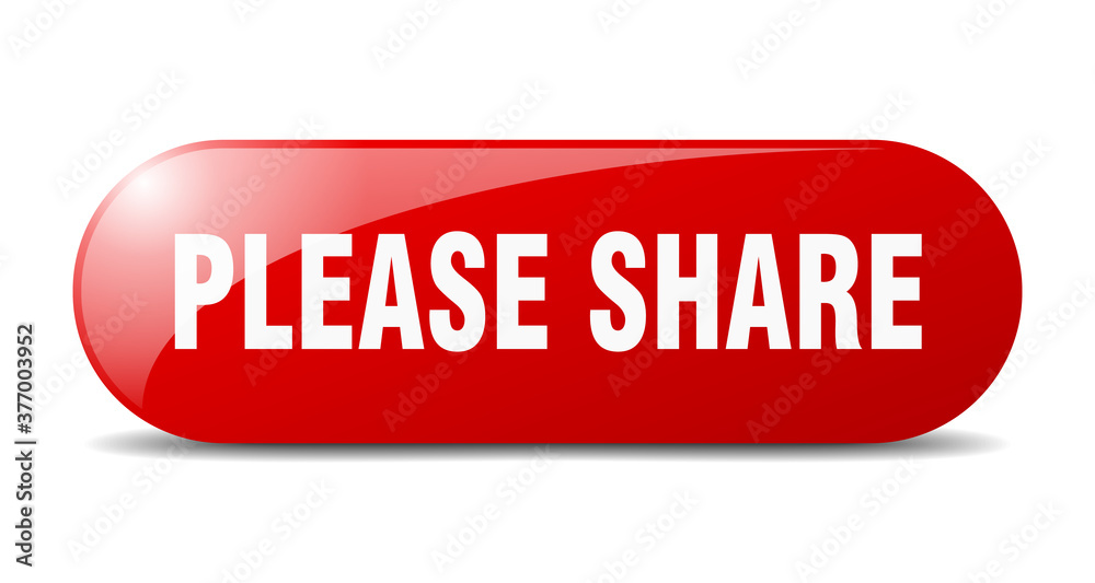 please share button. sticker. banner. rounded glass sign please share button. sticker. banner. rounded glass sign