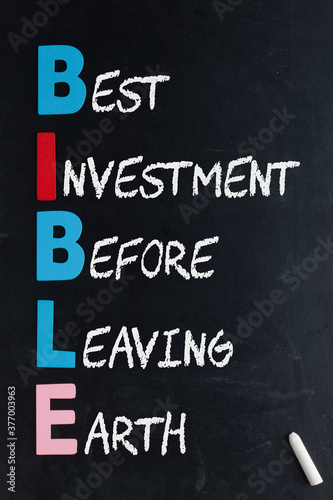 Bible Acronym Concept photo