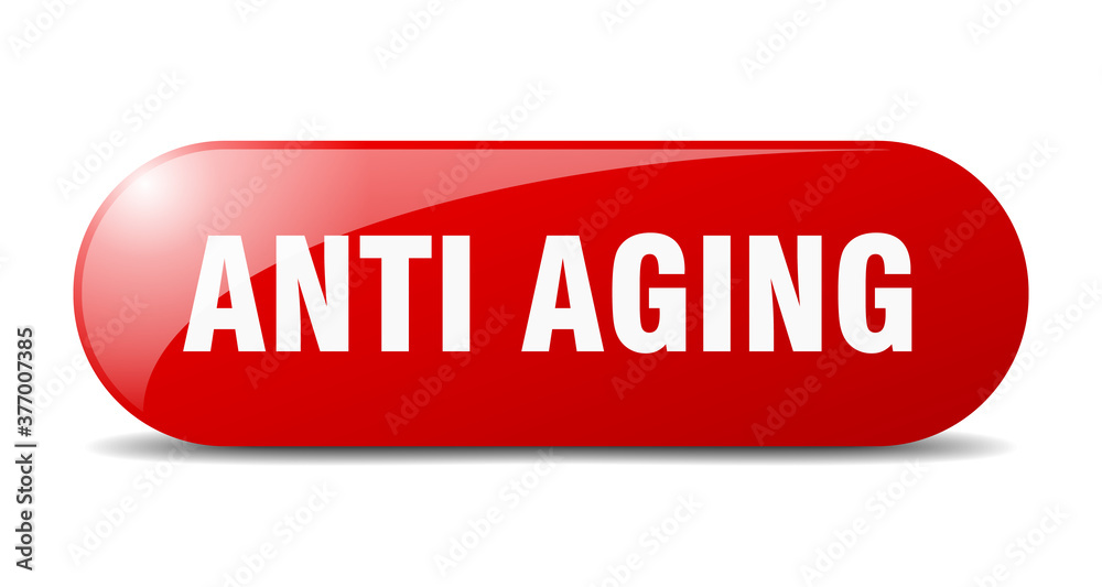 anti aging button. sticker. banner. rounded glass sign anti aging button. sticker. banner. rounded glass sign