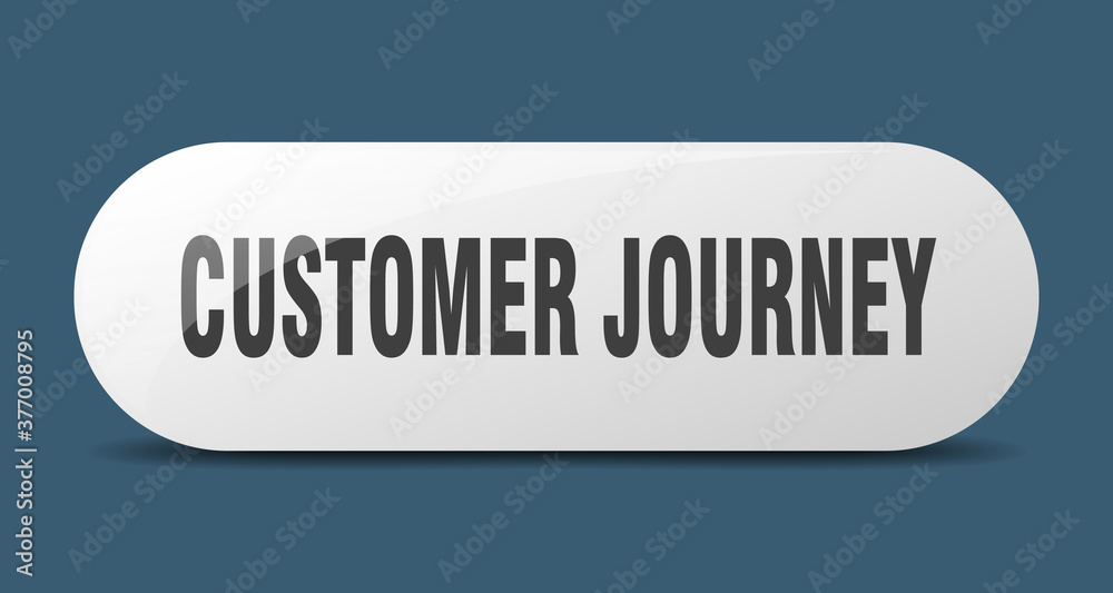 customer journey button. sticker. banner. rounded glass sign customer journey button. sticker. banner. rounded glass sign