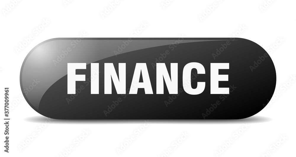 finance button. sticker. banner. rounded glass sign finance button. sticker. banner. rounded glass sign