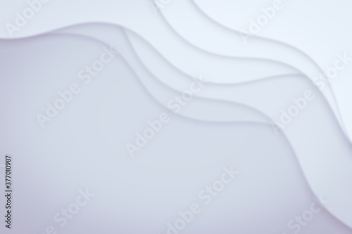 Wavy paper cut background. Blur. Abstract curved wave with blur effect for your design. Illustration with curves lines.