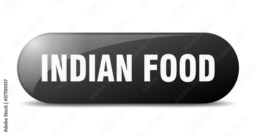 indian food button. sticker. banner. rounded glass sign indian food button. sticker. banner. rounded glass sign