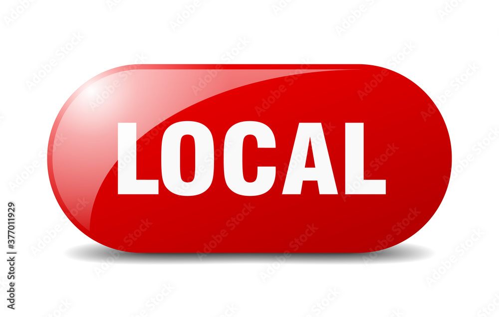 local button. sticker. banner. rounded glass sign local button. sticker. banner. rounded glass sign