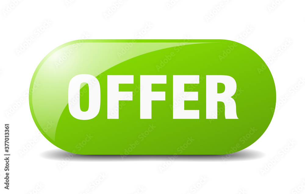offer button. sticker. banner. rounded glass sign offer button. sticker. banner. rounded glass sign
