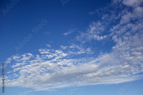 blue sky with clouds