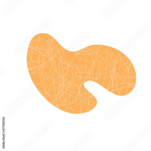 Hand drawn colorful doodle objects for abstract trendy background, web design or pattern.