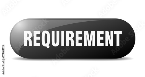 requirement button. sticker. banner. rounded glass sign