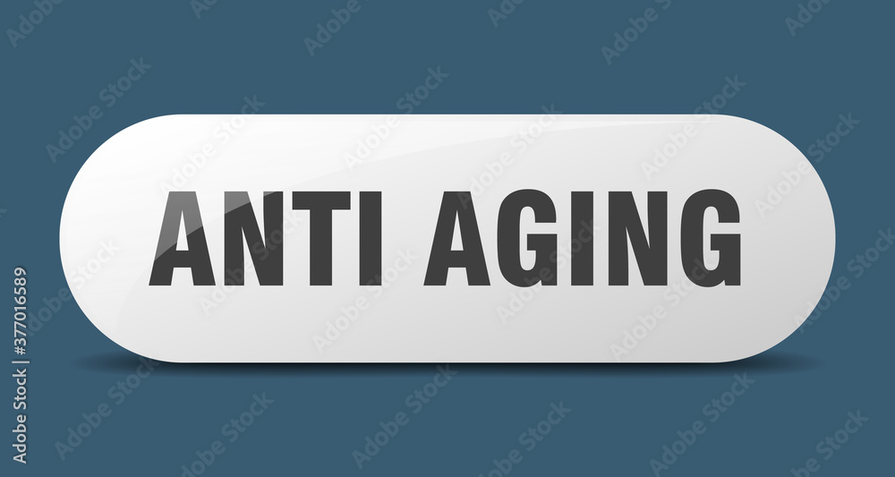 anti aging button. sticker. banner. rounded glass sign anti aging button. sticker. banner. rounded glass sign