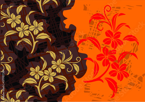 Batik Indonesian: is a technique of wax-resist dyeing applied to whole cloth, or cloth made using this technique originated from Indonesia.