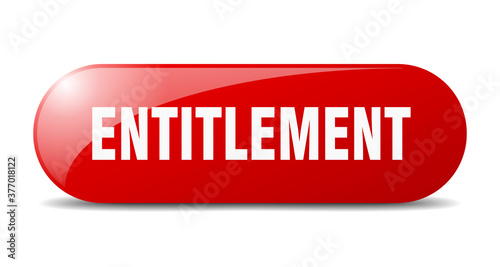entitlement button. sticker. banner. rounded glass sign