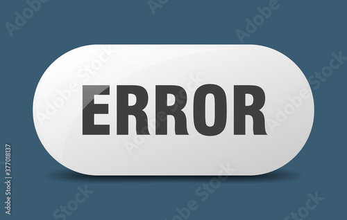 error button. sticker. banner. rounded glass sign © Aquir