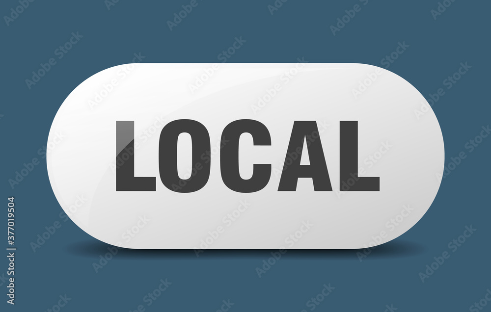local button. sticker. banner. rounded glass sign local button. sticker. banner. rounded glass sign