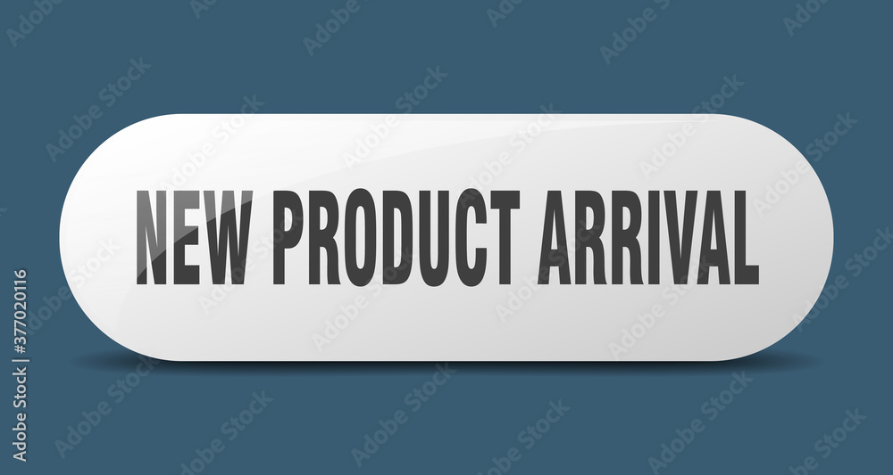 new product arrival button. sticker. banner. rounded glass sign new product arrival button. sticker. banner. rounded glass sign