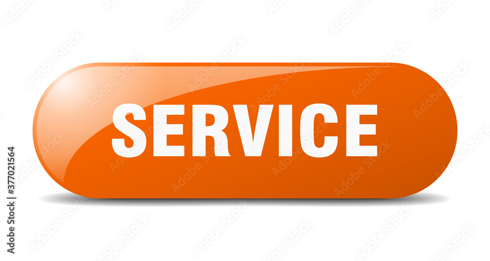 service button. sticker. banner. rounded glass sign service button. sticker. banner. rounded glass sign