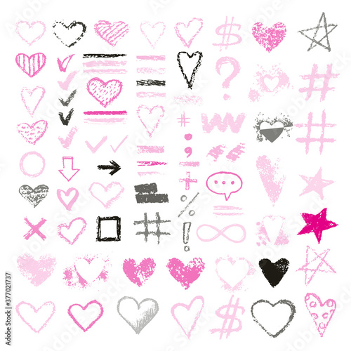 design chalk vector textures hand drawn textures