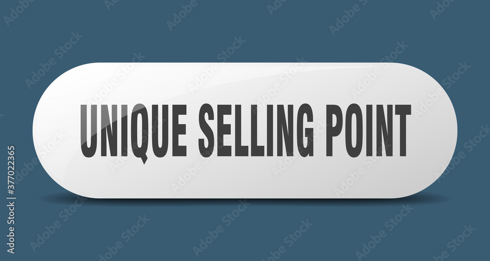 unique selling point button. sticker. banner. rounded glass sign unique selling point button. sticker. banner. rounded glass sign