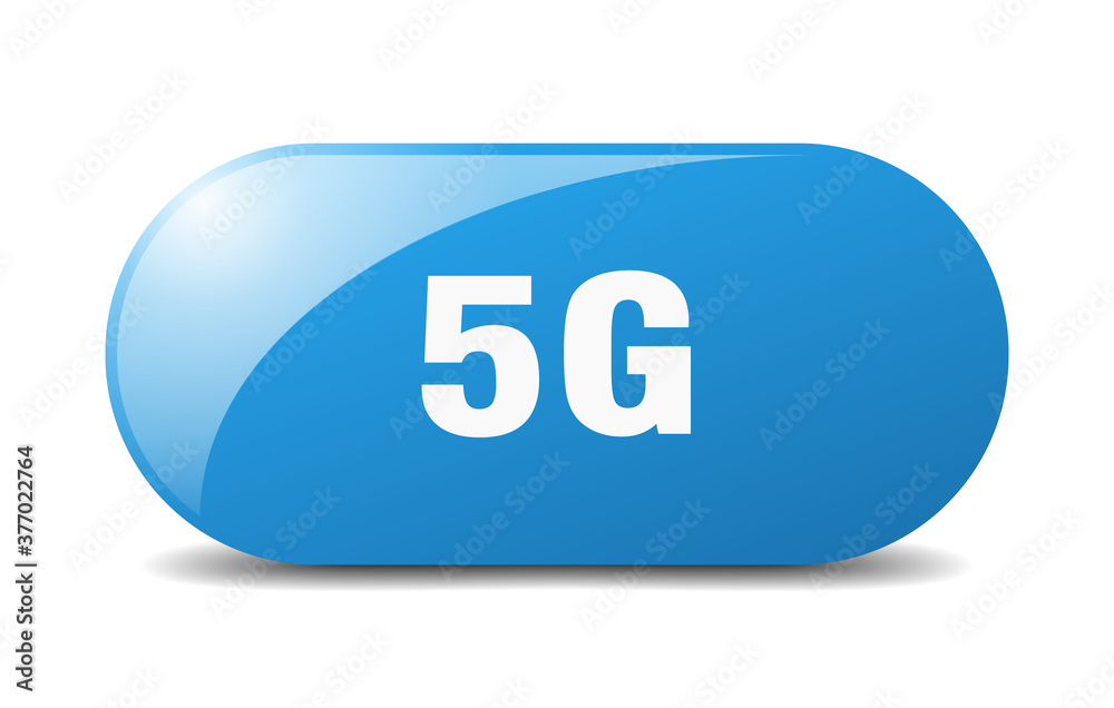 5g button. sticker. banner. rounded glass sign 5g button. sticker. banner. rounded glass sign