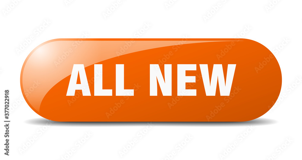 all new button. sticker. banner. rounded glass sign all new button. sticker. banner. rounded glass sign