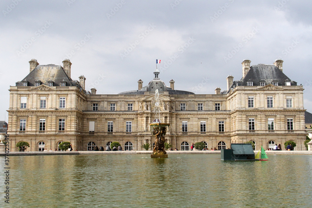 French Senate at Jardin du Luxembourg, Paris, France