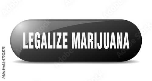 legalize marijuana button. sticker. banner. rounded glass sign